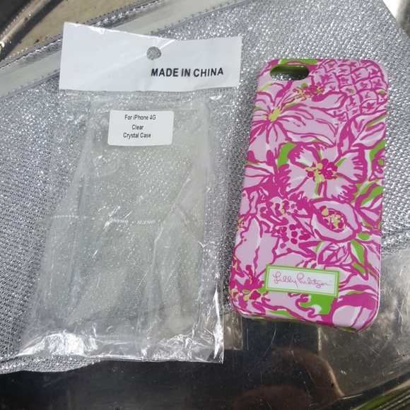 Lilly Pulitzer iphone pink floral phone case💘 Comes with FREE clear phone case - Picture 3 of 5